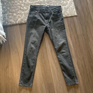 Black stretchy skinny fit jeans from hollister